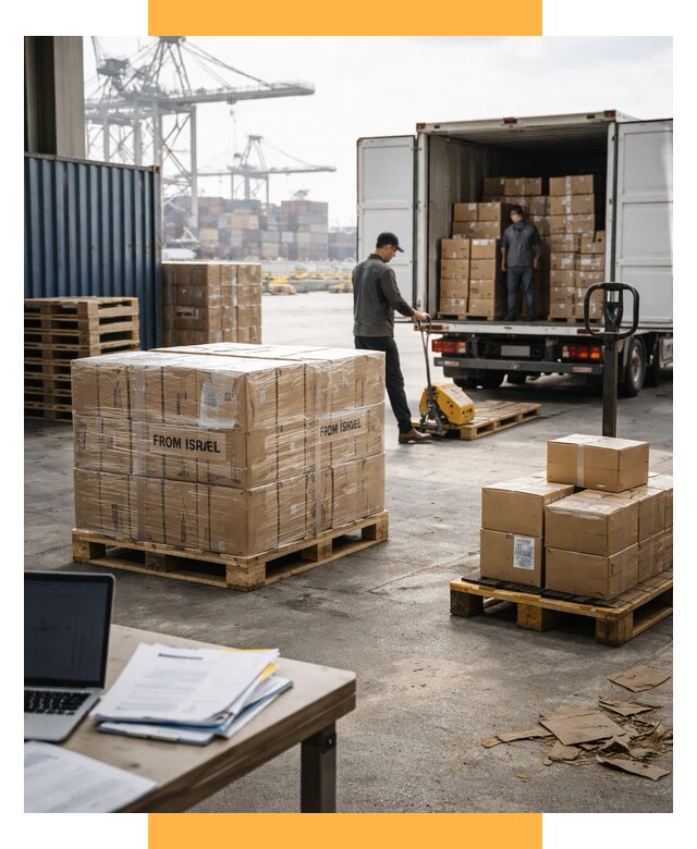 Доставка грузов из Израиля от 15591 р., логистика от СетСервис-Глн