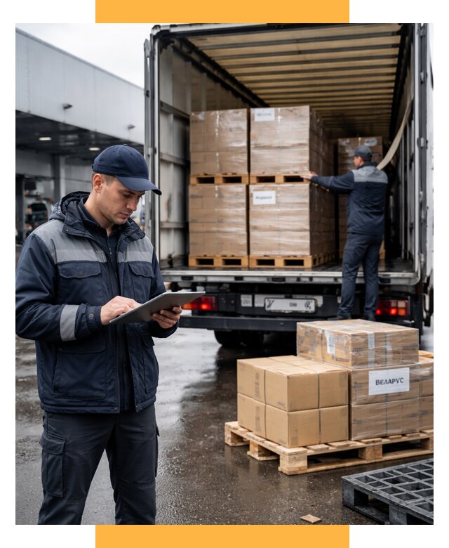 Доставка грузов из Беларуси от 15591 р. логистика СетСервис-Глн