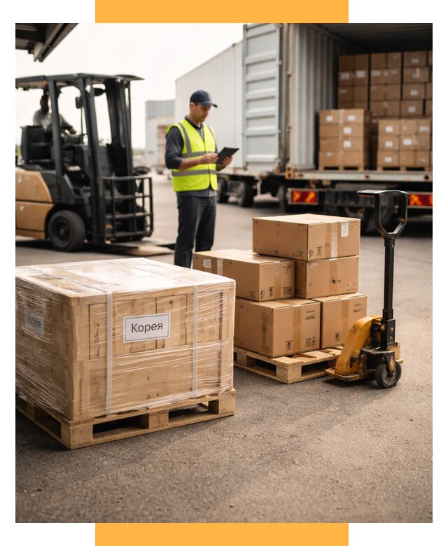 Доставка грузов в Корею из России от 36379 р. | СетСервис-Глн