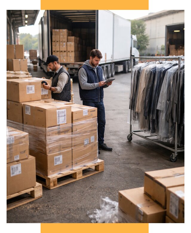 Перевозка и доставка одежды из Китая от 7796 р., СетСервис-Глн