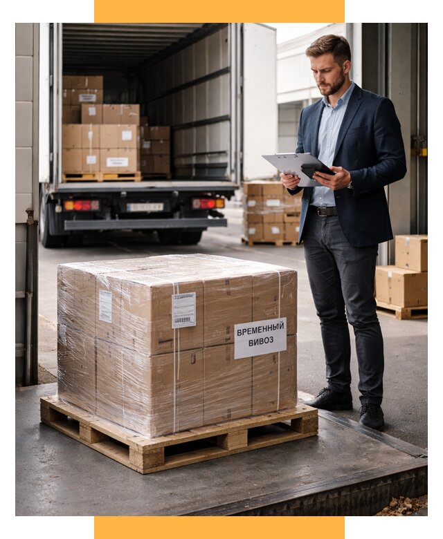 Временный вывоз товаров под ключ от 8315 р. | СетСервис-Глн