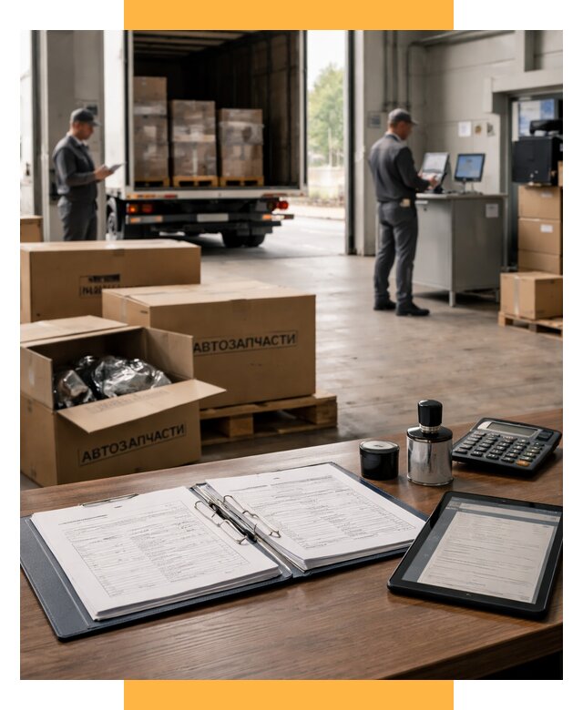 Таможенное оформление автозапчастей под ключ от 8835 р., СетСервис-Глн